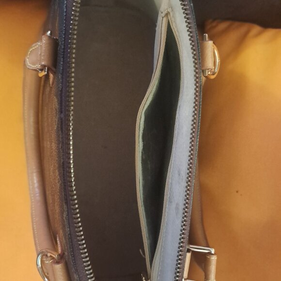 Dark Brown Louis Vuitton Handbag- Vintage Alma Monogram Canvas MM - Picture 4 of 9